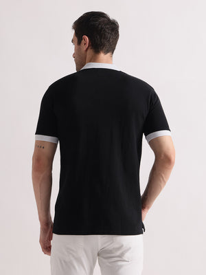 black polo tshirt