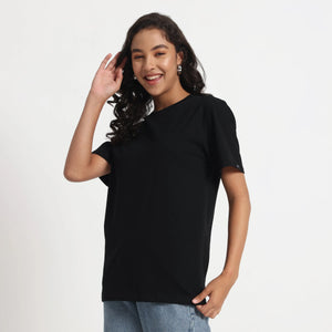 Women’s Classic Fit Black Cotton