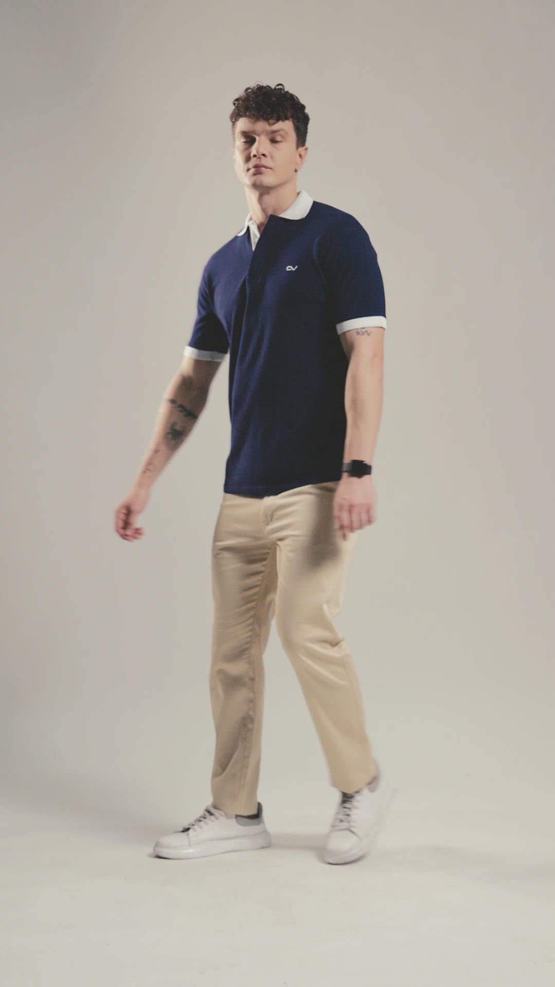 Navy Polo Tshirt